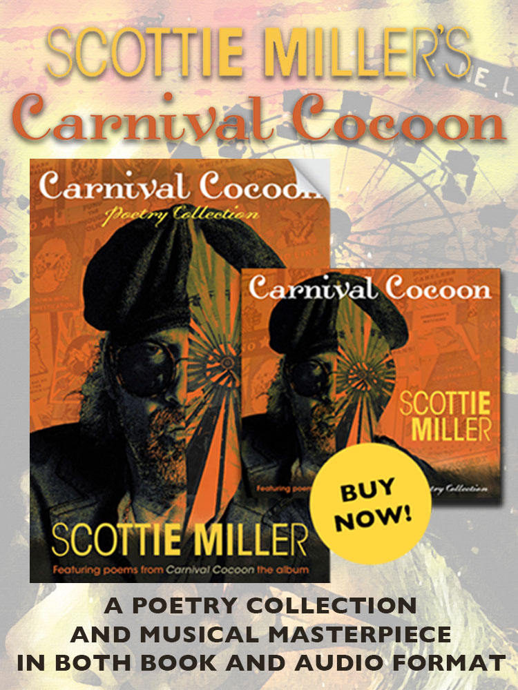 Scottie Miller’s Carnival Cocoon - A Poetry Collection and Musical Masterpiece in Both Book and Audio Format